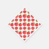 Serviette En Papier Aquarelle Tomates Motif serviettes (Coin)