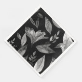 Serviette En Papier Aquarelle tombée feuille 9 (Coin)