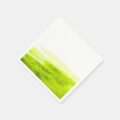 Serviette En Papier Aquarelle vert citron vert (Coin)