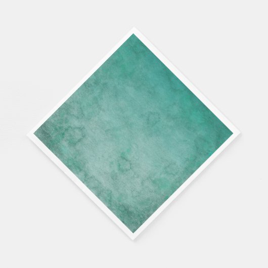 Serviette En Papier Aquarelle verte de la forêt foncée Textée (Coin)