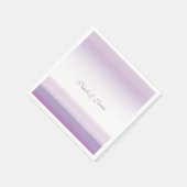 Serviette En Papier Aquarelle violette Lavande Élégante serviettes de (Coin)