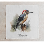 Serviette En Papier Aquarelle Woodland Pic, coutume