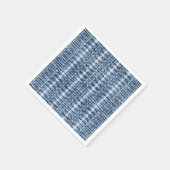 Serviette En Papier Aquarelle X-Ray Shibori Stripe Cocktail Serviettes (Coin)