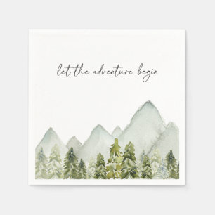 Serviette En Papier Aquarelles Plaques en papier