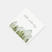 Serviette En Papier Aquarelles Plaques en papier (Coin)