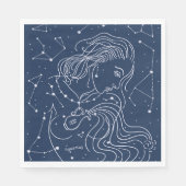 Serviette En Papier Aquarius (Devant)