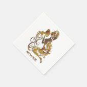 Serviette En Papier Aquarius Zodiac (Coin)