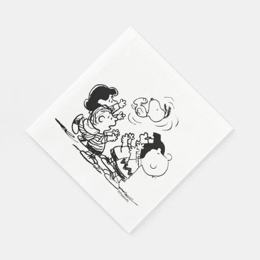 Serviette En Papier Arachides Gang Lifting Snoopy (Coin)