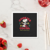 Serviette En Papier Arachides - Noël - Cookies et cacao (En situation)