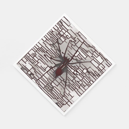 Serviette En Papier Araignée (Coin)