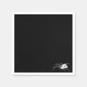 Serviette En Papier Araignée blanche (Devant)