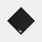 Serviette En Papier Araignée blanche (Coin)