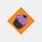 Serviette En Papier Araignée cupcake Halloween (Coin)