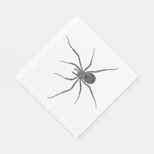 Serviette En Papier Araignée longue jambe (Coin)