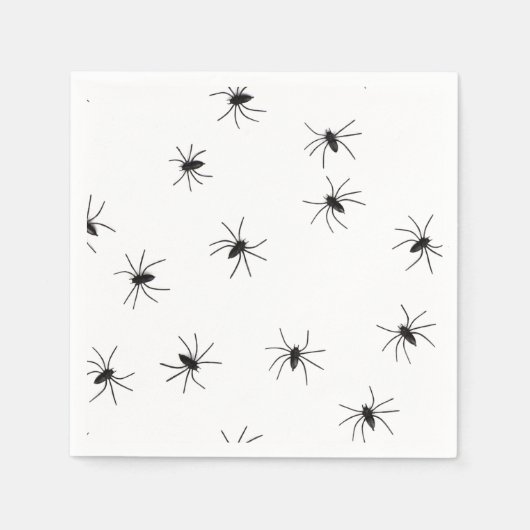 Serviette En Papier Araignées déplaisantes (Devant)