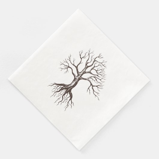 Serviette En Papier Arbre (Coin)