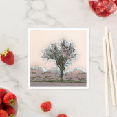 SERVIETTE EN PAPIER ARBRE (En situation)