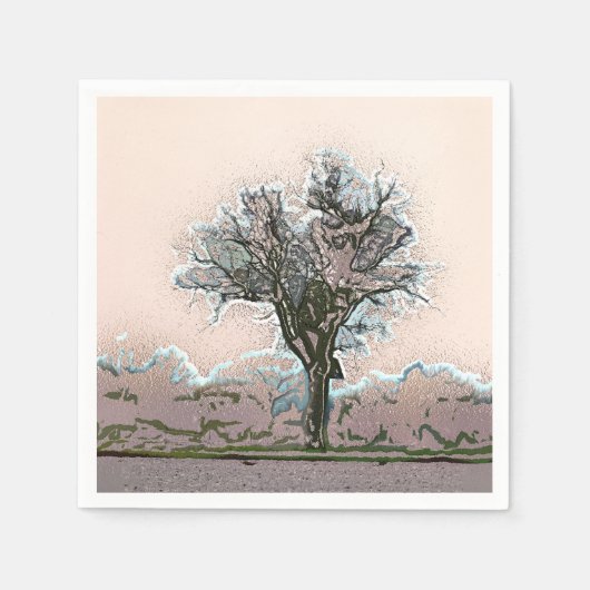 SERVIETTE EN PAPIER ARBRE (Devant)