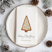 Serviette En Papier Arbre à cookies de Noël