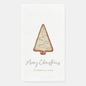 Serviette En Papier Arbre à cookies de Noël (Devant)