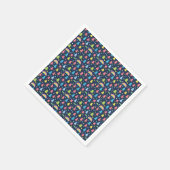 Serviette En Papier Arbre blanc coloré (Coin)