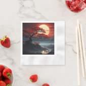 Serviette En Papier Arbre bonsaï (En situation)