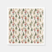 Serviette En Papier Arbre de Noël (Devant)