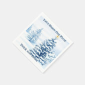 Serviette En Papier Arbre de Noël (Coin)