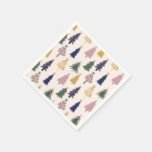 Serviette En Papier Arbre de Noël à motifs, Noël (Coin)