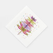 Serviette En Papier Arbre de Noël dragonfly (Coin)
