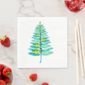Serviette En Papier Arbre de Noël Dragonfly (En situation)