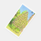 Serviette En Papier Arbre de Noël du papillon Monarque de la Paix sur (Coin)