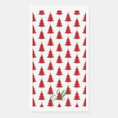 Serviette En Papier Arbre de Noël Imprimer Serviette d'hôte (Devant)