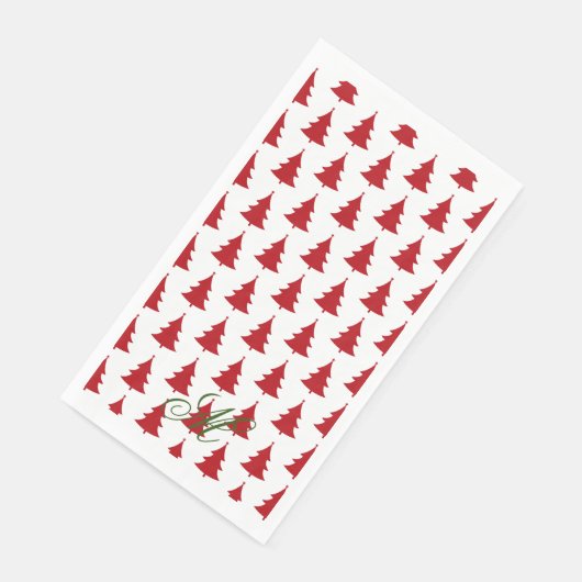 Serviette En Papier Arbre de Noël Imprimer Serviette d'hôte (Coin)