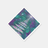 Serviette En Papier Arbre de Noël scintillant (Coin)