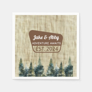 Serviette En Papier Arbre de pin personnalisé et confortable pour l'ex