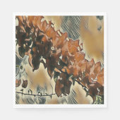 Serviette En Papier Arbre de roses d'art (Devant)