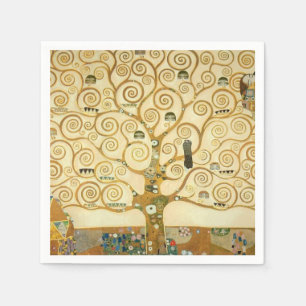 Serviette En Papier Arbre de vie de Gustav Klimt