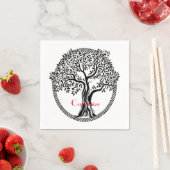 Serviette En Papier Arbre de vie Thunder_Cove (En situation)