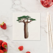 Serviette En Papier Arbre Dessin Papier de Cocktail (En situation)