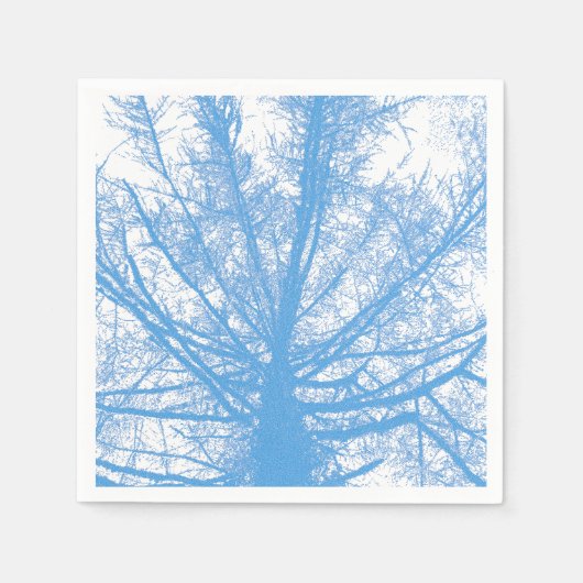 SERVIETTE EN PAPIER ARBRE D'HIVER (Devant)