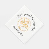 Serviette En Papier Arbre d'or de la vie Survivor Party Napkins (Coin)