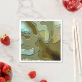 SERVIETTE EN PAPIER ARBRES (En situation)