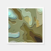 SERVIETTE EN PAPIER ARBRES (Devant)