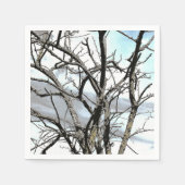 SERVIETTE EN PAPIER ARBRES (Devant)