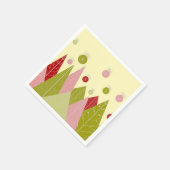 Serviette En Papier Arbres de Noël (Coin)