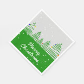 Serviette En Papier Arbres de Noël (Coin)