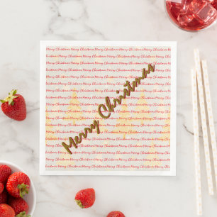 Serviette En Papier Arbres de Noël de luxe festifs