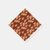 Serviette En Papier Arbres de Noël métalliques modernes - cuivre (Coin)