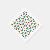 Serviette En Papier Arbres de vacances (Coin)